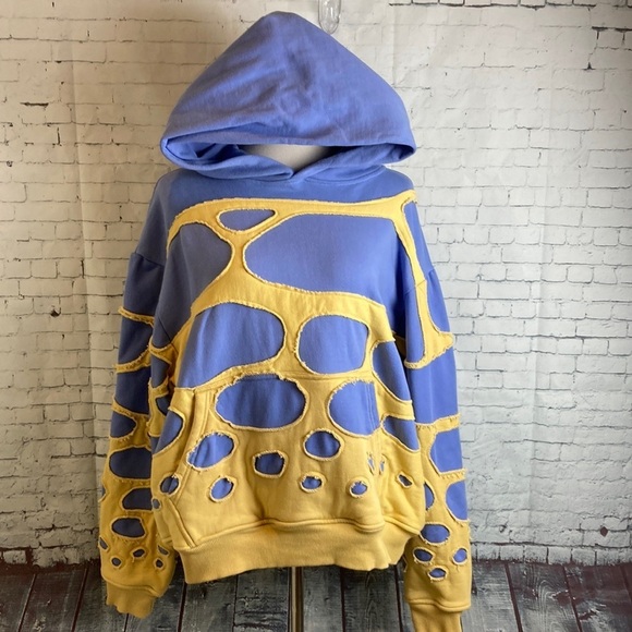Youngchickenpox Unisex Nevere Hoodie Evern Blob Fleece Studio